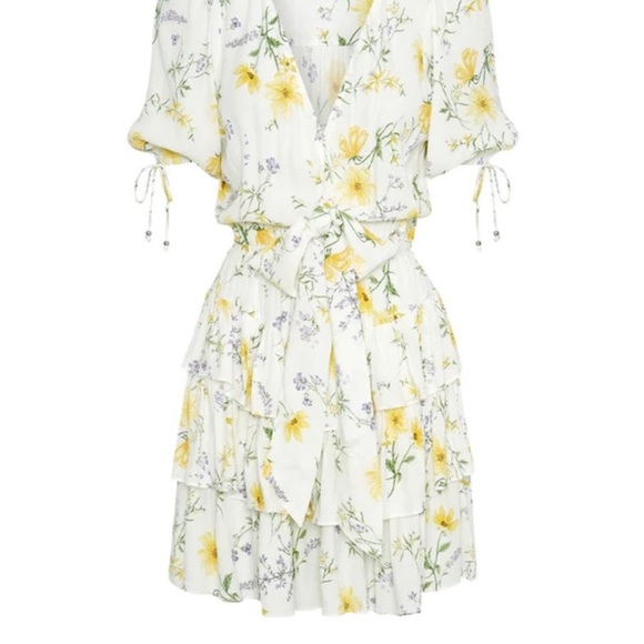 Kivari White Floral Mini Dress - Picture 2 of 3